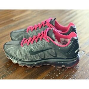 Size 7 - Nike Air Max 2011 Leather Black Pink W